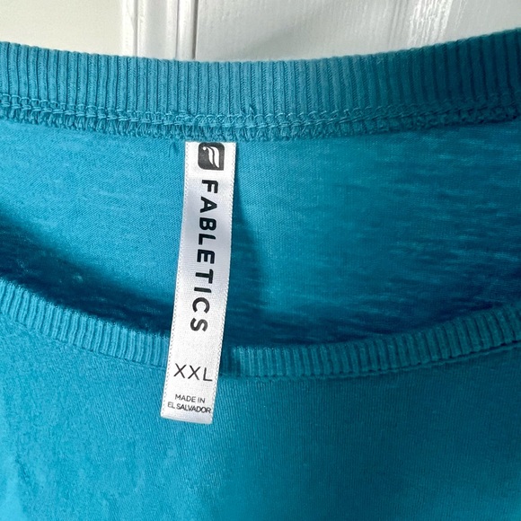 Fabletics | sleeveless blue tank -XXL - Picture 3 of 6